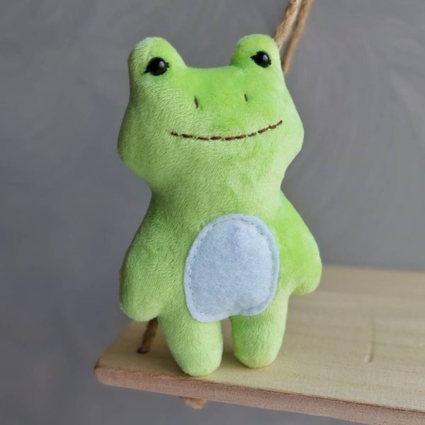 Frog 5" Pdf pattern, froggy sewing tutorial cute stuffed frog pattern, easy pattern, plushie pattern - Image 3