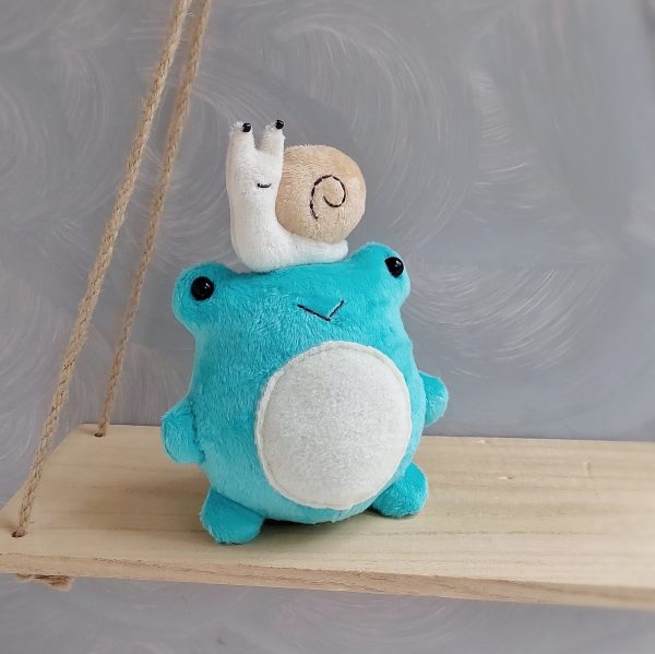 Frog and snail 2 in 1 Pdf pattern Fluffy frog sewing tutorial stuffed animal pattern easy pattern plushie pattern - Image 6