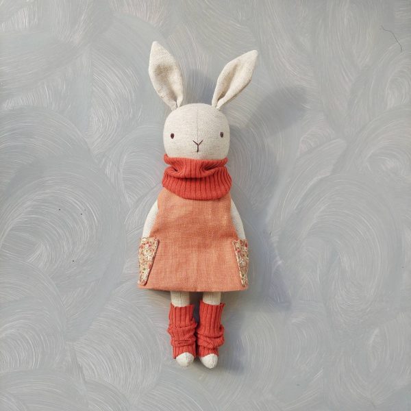 Dress with pockets pattern for stuffed animal toy 10", neck warmer, leg warmers pdf pattern and tutorial - Image 6