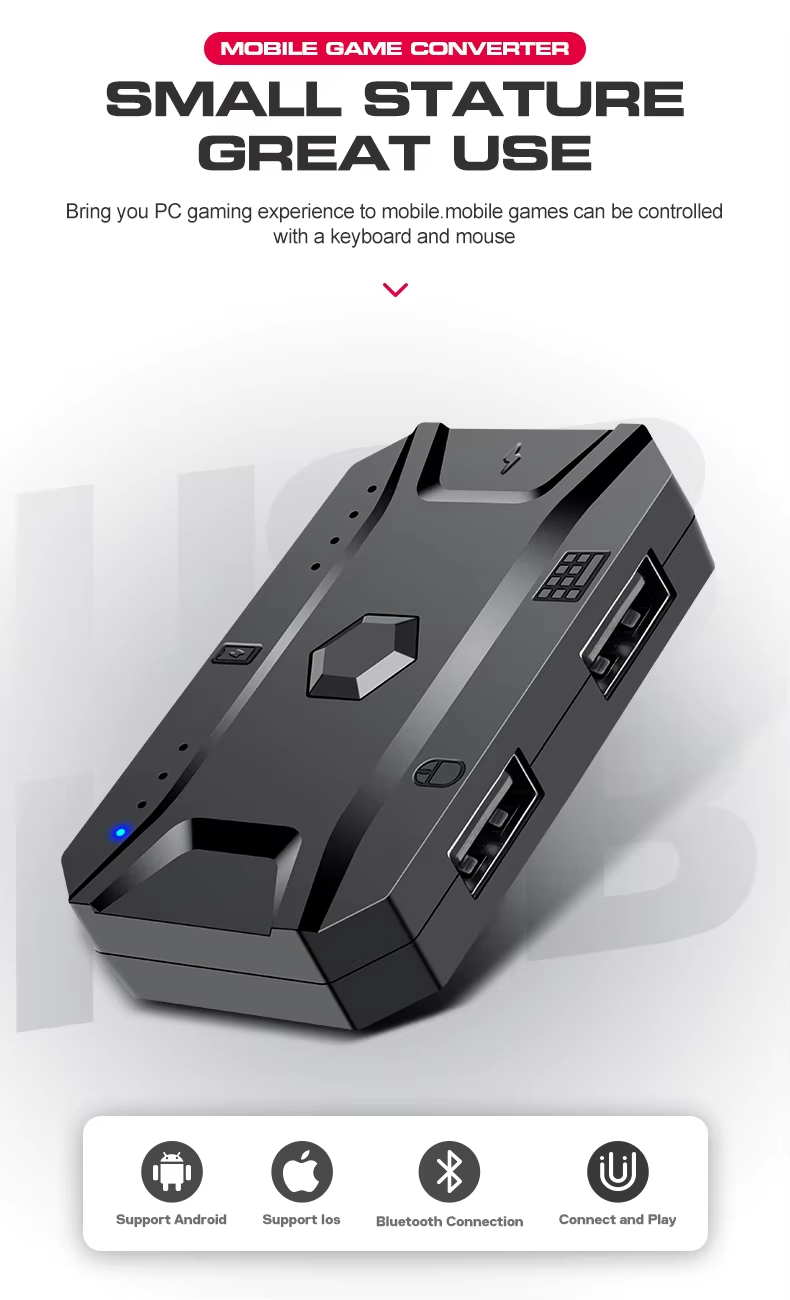 2025 New Product TWOLF TF900 Mechanical Gaming Wired Single Keyboard and Mouse with Converter for Phone Eat Chicken Game - Image 6