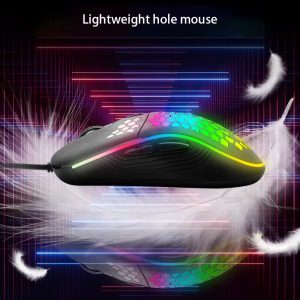 Hot Sale 7200DPI Gaming Mouse 6D Ergonomic RGB Optical USB Wired Mice for Computer Office Gamer Mouse Honeycomb Gaming Mouse